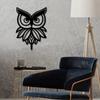 1pc Luxury Owl Wall Decor - Modern Metal Wall Hanging Art for Birthday Parties, Iron Crafts Room Decor & Outdoor Home Decoration