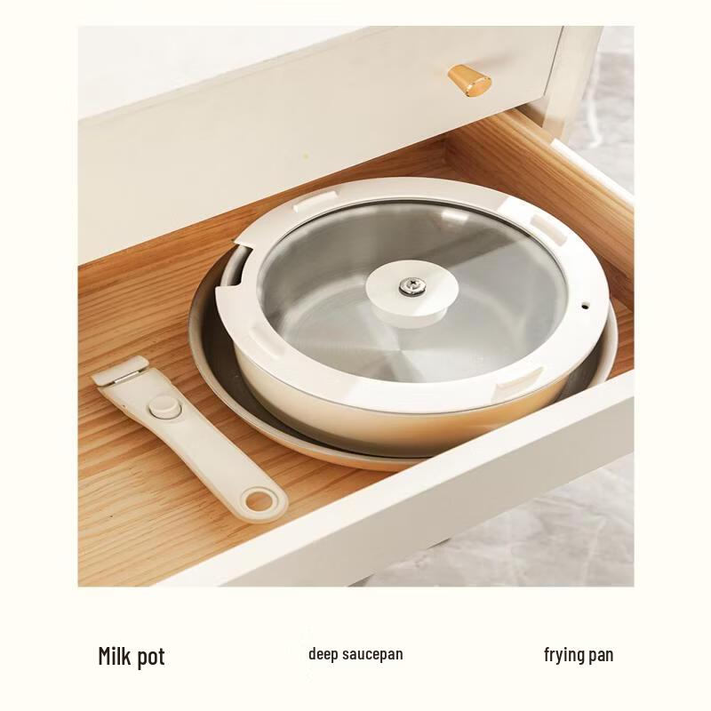 LISM Detachable Handle Cookware Set
