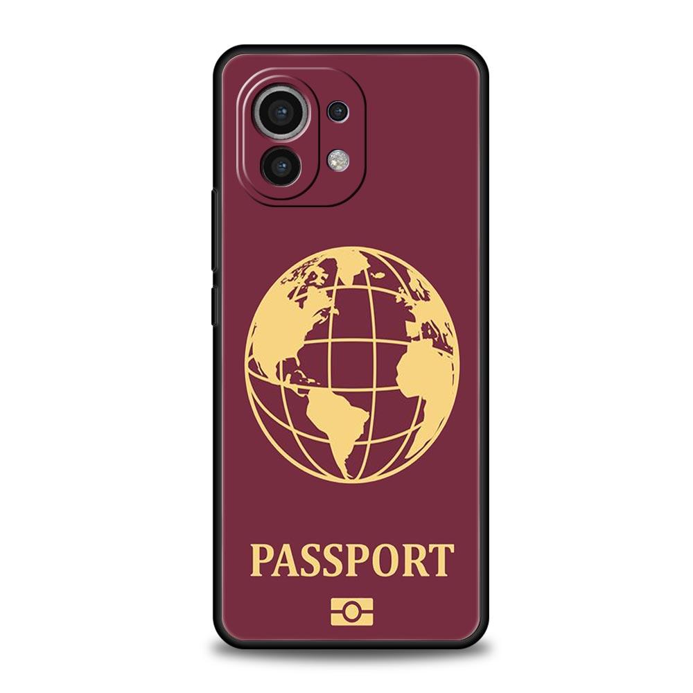 Phone Case For Xiaomi Mi 15 14 14T 13T 12T Pro 12 13 11 Lite 5G 11T X6 X5 Pro Soft TPU Cover Mexico Passport