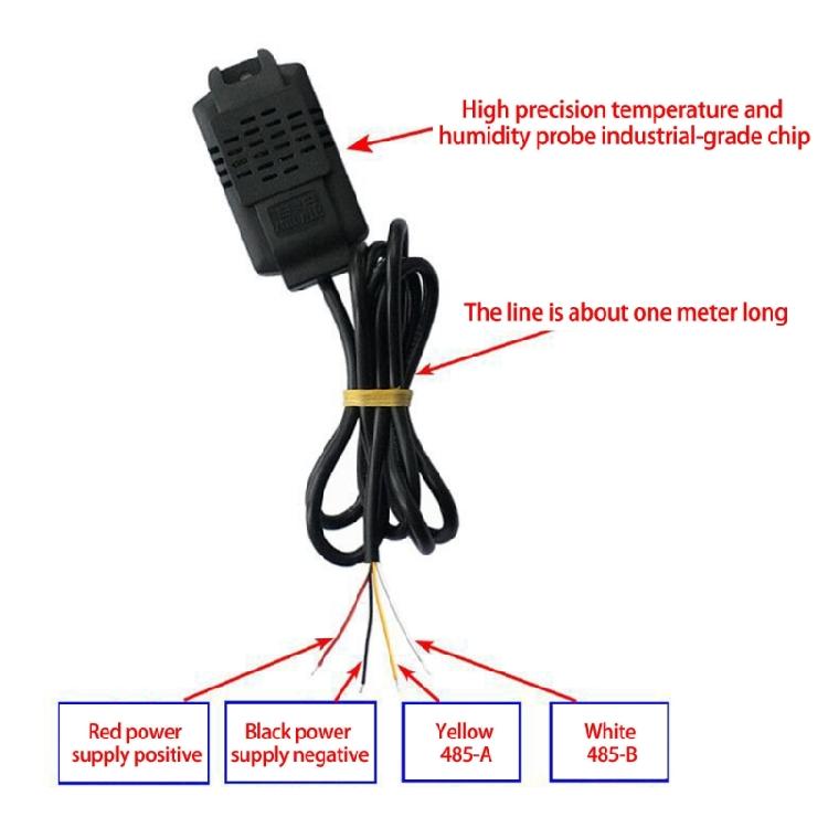 Temperature and Humidity Transmitter SHT20 Sensoring with RS485 Communication for Precise Environmental Control