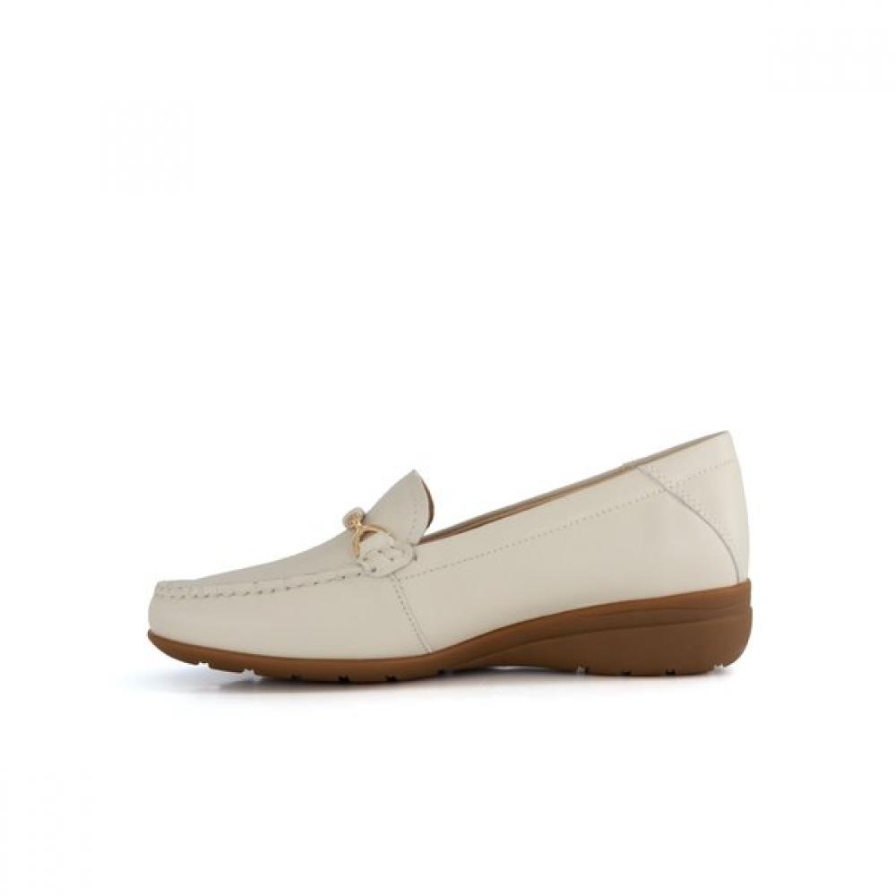 Daks Women Comfort Loafers 3cm Ivory Drs611ls35