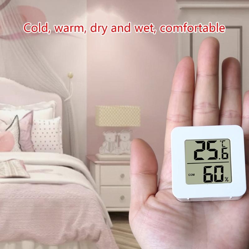 Temp Hygrometer Gauge Sensor Humidity Meter Indoor Thermometer Weather-Station