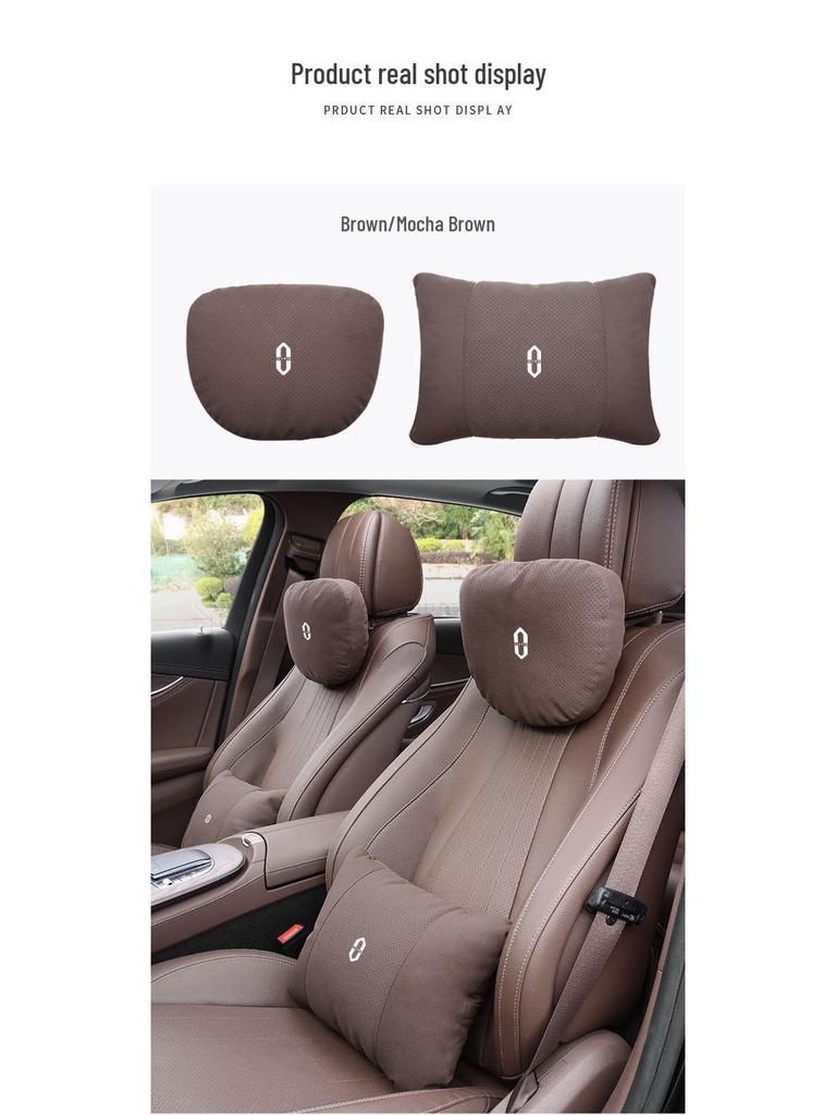 Wenjie M7/M5/M9 Premium Headrest & Waist Support Cushion Set