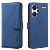 For Xiaomi Redmi Note 13 Pro+ 5G Case BINFEN COLOR BF35 Geometry Imprinted Leather Phone Cover RFID Blocking Wallet Stand