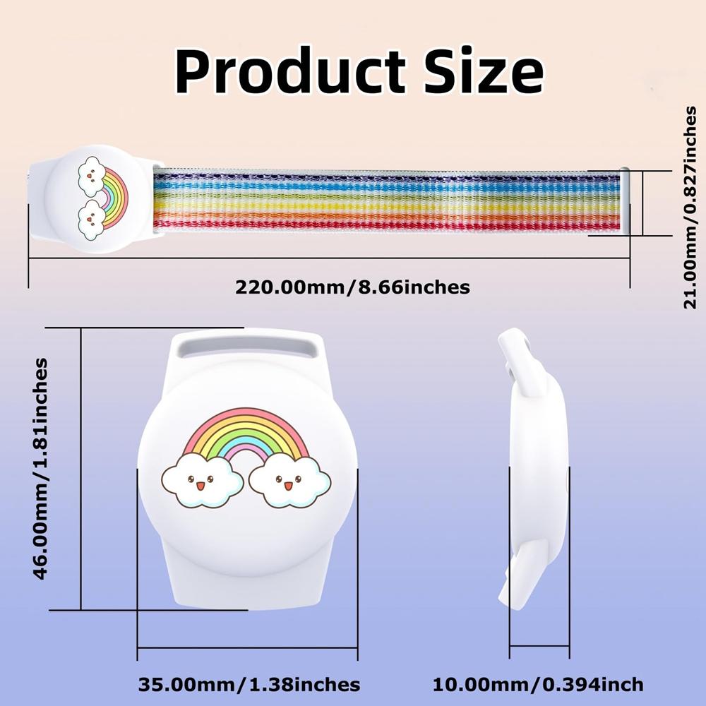 Nylon Strap For Apple AirTags Kids Wristband Anti-Scratch Cover Accessories for Airtag GPS Tracker Holder With Bracelet