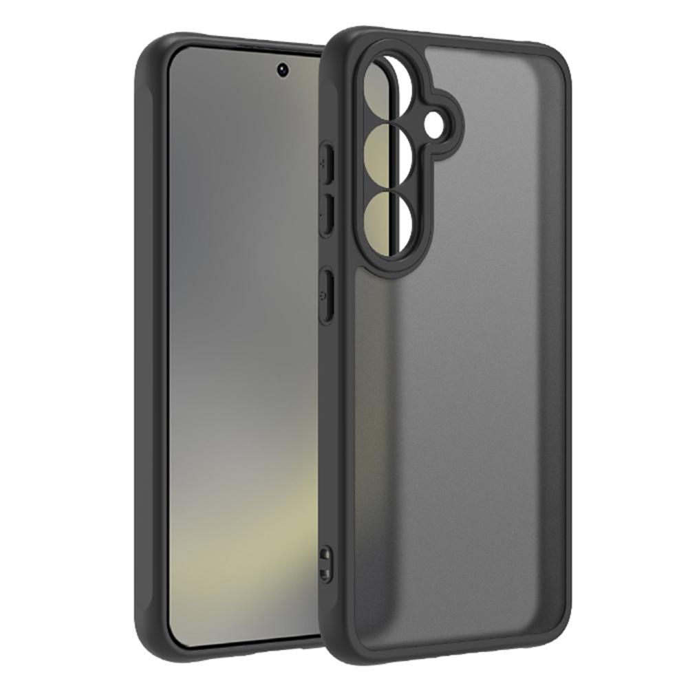 

For Samsung Galaxy S25 Case Skin Touch Matte PC+TPU Shockproof Phone Back Cover A