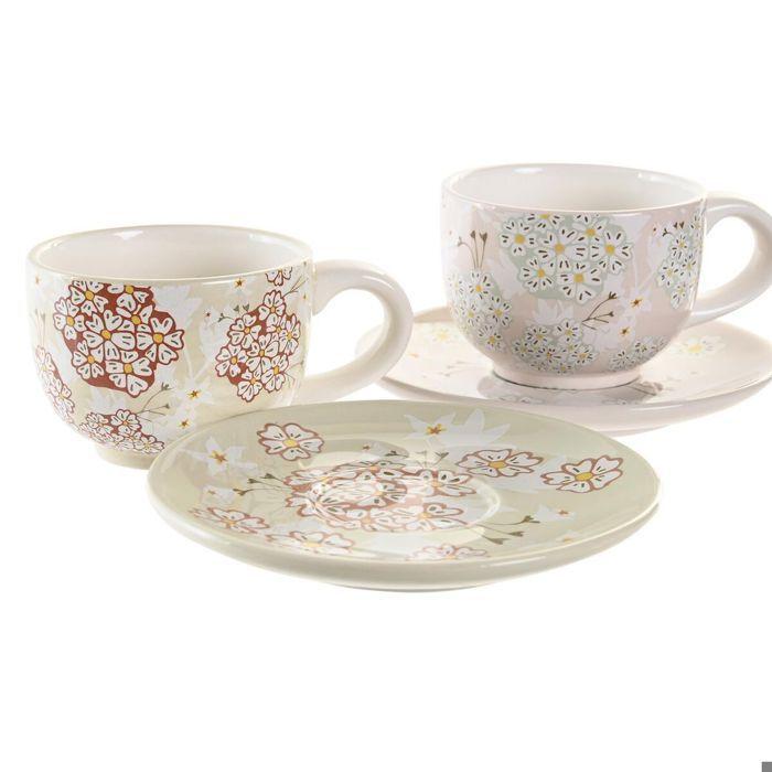 Tasse à café - DKD HOME DECOR - Métal et Dolomite - Élégance - Chic - Vert/Beige