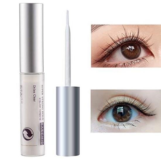 Eyelash glue adhesive strong super type fit 5g milky white.