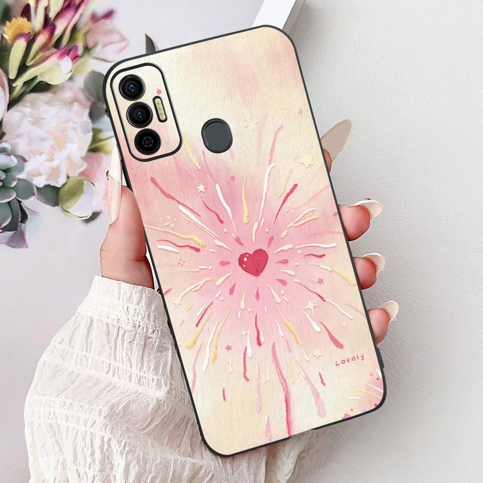 Für Tecno Spark 7 Hülle KF6 KF6j KF6i Abdeckung Niedliche Mode Katze Blume Weiches Silikon Schutzhülle Für Tecno Spark 7P 7T Spark7 Pro Capa