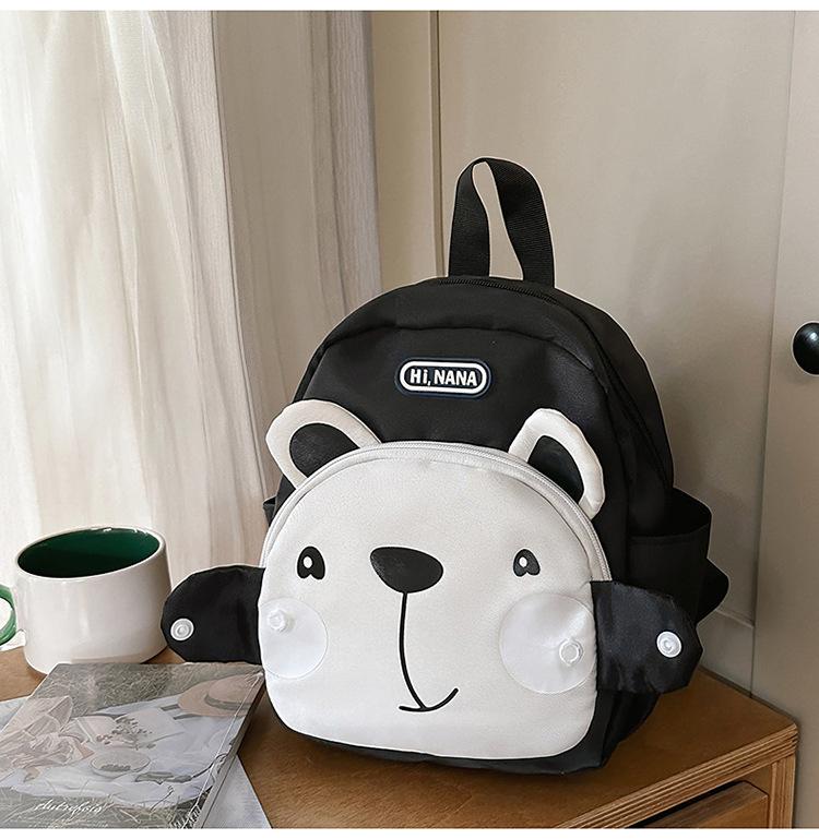Schoolbag new high-value, fresh and sweet, cute cartoon bear backpack, light travel backpack for grades 1-1 students