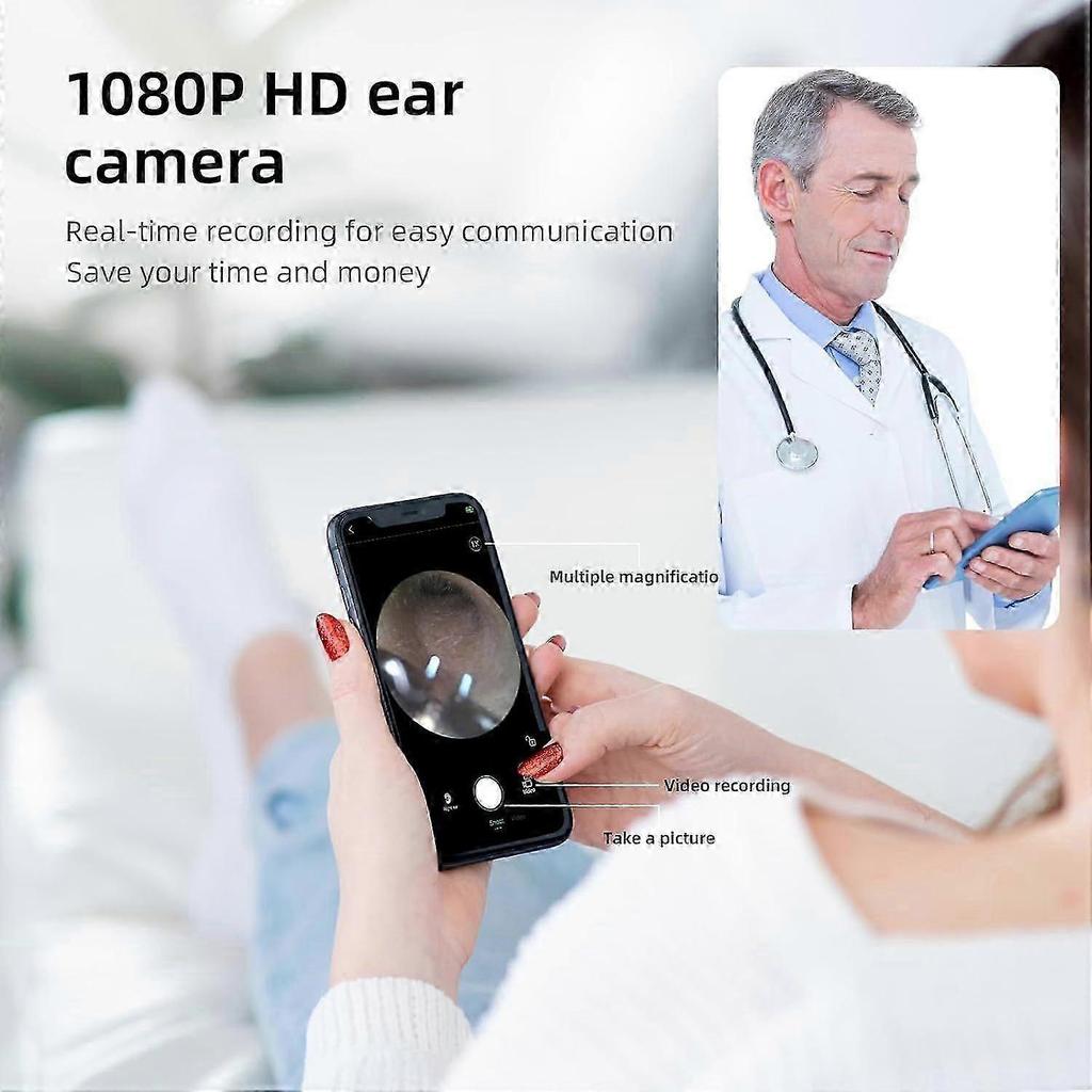 2025 Ohrenkamera mit Pinzette und 1080P HD für sichere und klare Ohrenreinigung im Vereinigten Königreich