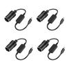 4/2Pcs Car Cigarette Lighter Socket USB C Type-C To 12V Male to Female Cigarette Lighter Adapter Power Cable