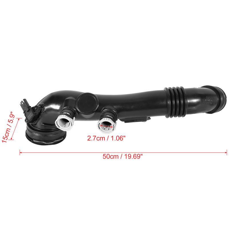X Autohaux Auto Engine Air Intake Hose Tube Air Inlet Duct Pipe 13717590306 for BMW 335 i/xi/is xDrive 2007-2013 Accessories