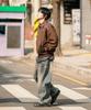 Jemut Workman Classic Harrington Jacket Brown Sojk2605