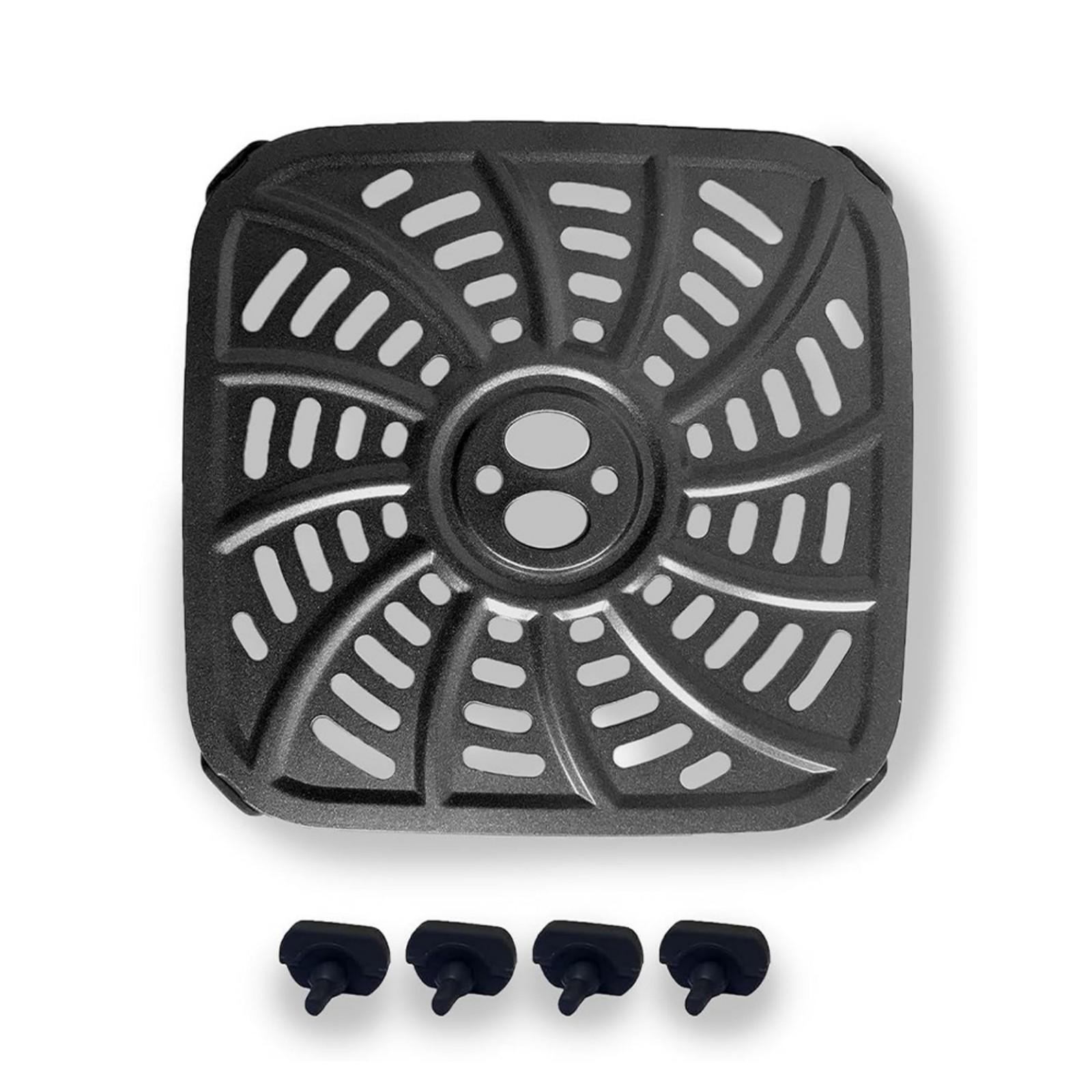 

Коврик для аэрофритюрницы Тарелка для аэрофритюрницы Квадратный поддон для аэрофритюрницы Пластина для гриля Многофункциональный кухонный инструмент для аэрофритюрниц 6QT