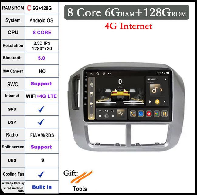 9 Lnch For Honda Pilot 2006 2007 2008 Car Radio Video Multimedia QLED Navigation GPS IPS 4G Wifi Stereo Screen Auto