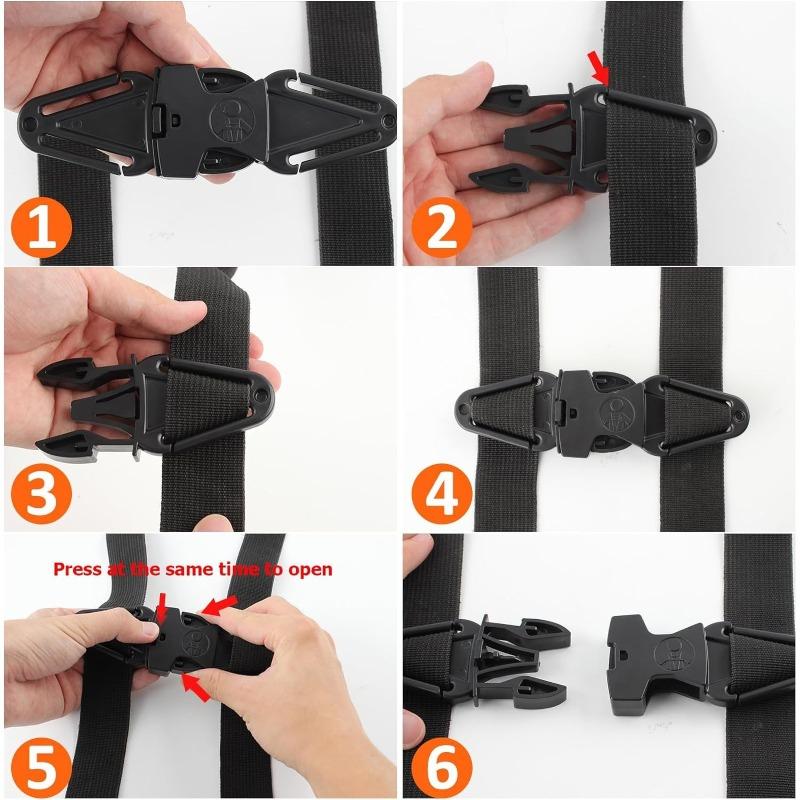 For Child Kids Auto Accessories Car Seat with Fixed Chest Buckle Car Removal Clip Backpack Seat Belt Strap Adjuster Holder