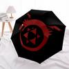 1pc "Anime Symbol" "Manga Logo" Automatic Open/close Folding Compact Umbrella, 8-Rib Sturdy Canopy, Lightweight Portable, Everyday Use, Gift, Outdoor