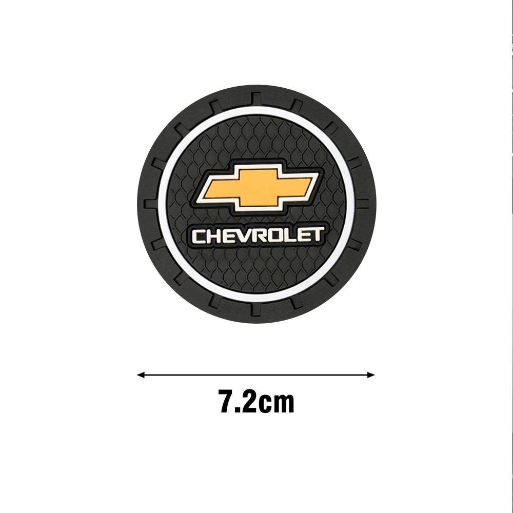 1/2 Stück Auto-Getränkehalter-Untersetzer Auto Anti-Rutsch-Getränkehalter Silikonpad für Chevrolet Chevy Trax Trax Silverado Corsa Volt Corsa