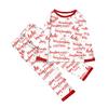 Family Matching Print Sets Pajamas Loungewear Outfits Family Matching Long Sleeve Tops+Pants Set