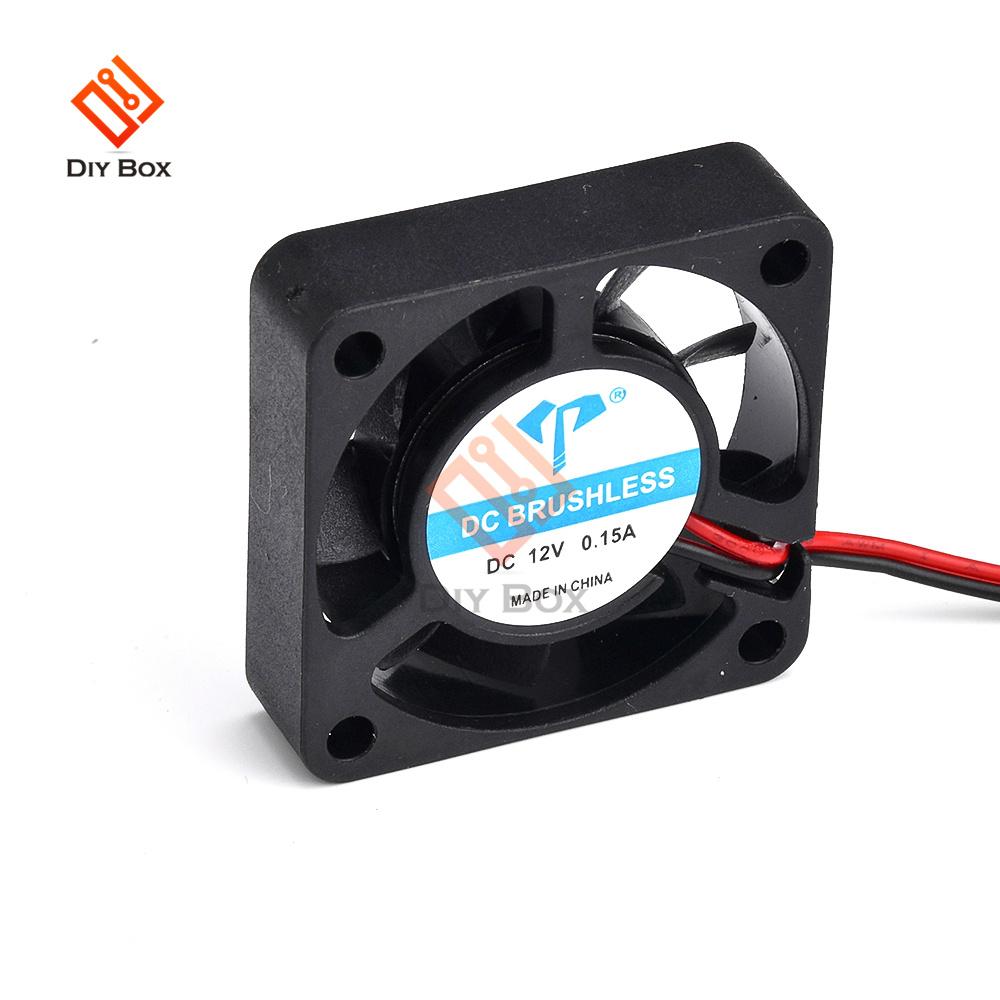 DC4010 5V 12V 24V Kühl-Turbofan Bürstenlos 3D-Drucker Teile 2-Pin Für Extruder DC-Kühler Gebläse Teil 4cm Schwarze Kunststofflüfter