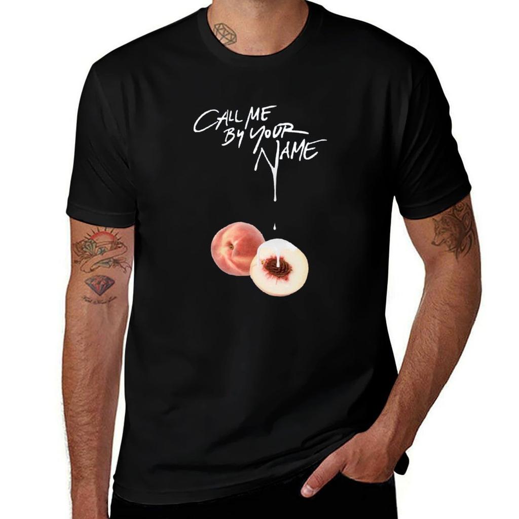 Call Me By Your Name Dripping Peach Tshirt T Shirts With Prints Tshirt