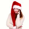 Long-Tail Santa Hat, Multiple Colors Available, Funny Christmas Hat for Xmas Party, Holiday Decoration,Gift for Adults and Kids