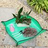 100*100cm (39.4*39.4in) Foldable Indoor Plants Potting Mat, Waterproof Transplanting Mat Portable Gardening Mat for Mess Control