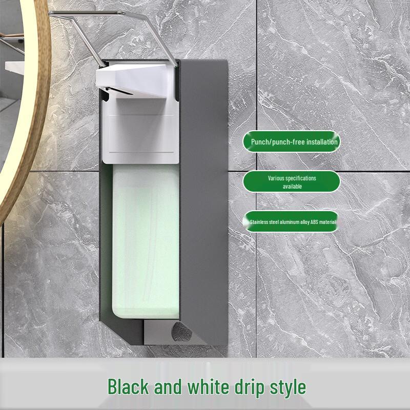 TLXT Wall-Mounted Elbow Press Sanitizer/Soap Dispenser