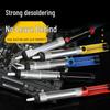 Extended Manual Semi-Aluminum Desoldering Pump for Electronic Soldering Iron and Tin Slag Removal.