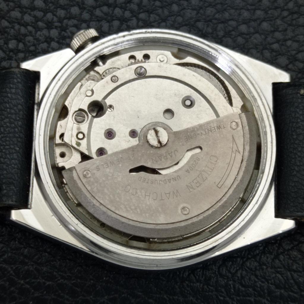 CITIZEN AUTOMATIC VINTAGE 8200 JAPAN MENS ORIGINAL DIAL WATCH a702162-5 R208-a702162
