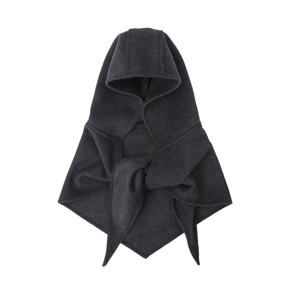 

High-End European and American Autumn/Winter 2025 Camel Cape Shawl Scarf 150x45 cm темно-сірий