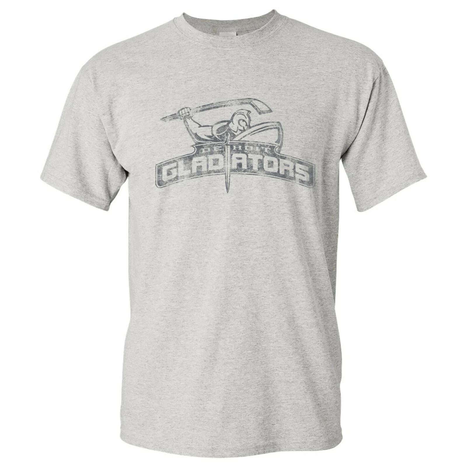 WHA Detroit Gladiators UGP Classics Basic Cotton T-Shirt - Ash S