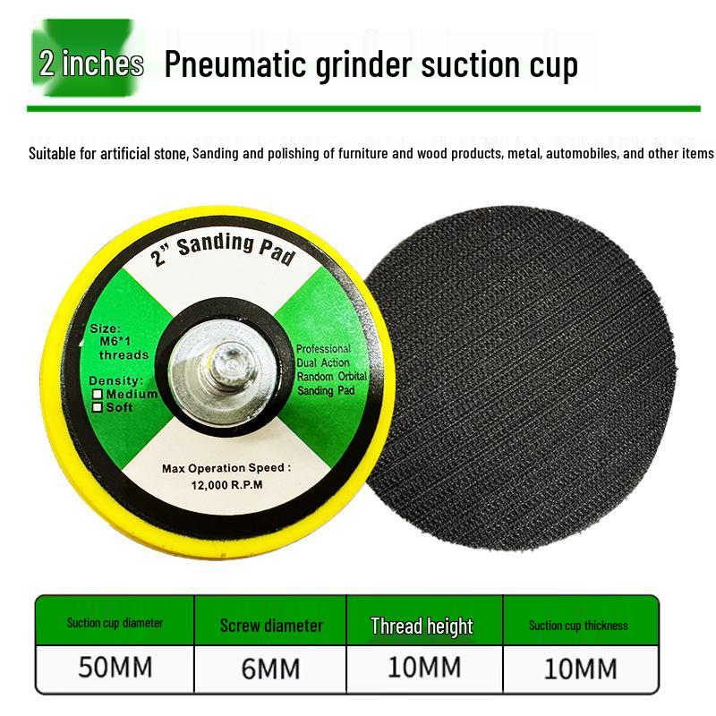 

Pneumatic Grinder Sandpaper Discs with Holes: 2 , 3 , 4 , 5 Self-Adhesive Polishing & Suction Cup.