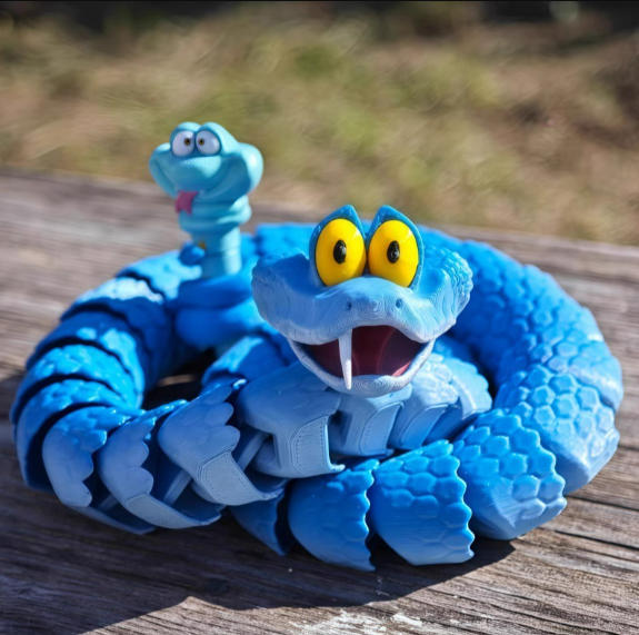 New Gary Snake: Disney Zootopia 2 Articulated Simulation Toy Snake 3d Printed Snake Gary Model Stress Relief Toys Child Gift