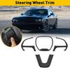 Kohlefaser-Lenkradabdeckung Dekorleiste für Dodge Challenger Charger 2015+