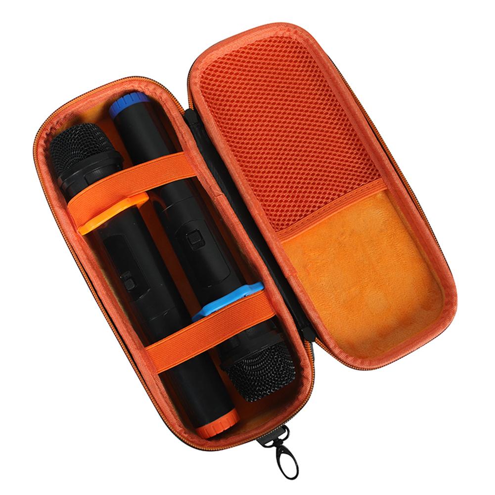 Portable Wireless Microphone Storage Bag, Shockproof Large-capacity Hard Carry Bag With Shoulder Strap For Travelling Camping Business Trip