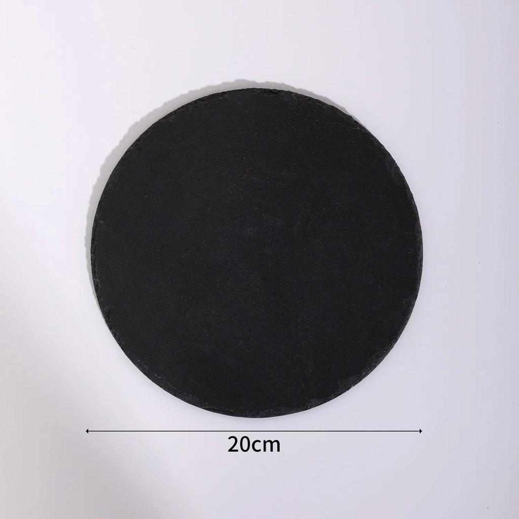 INS Black Natural Stone Jewelry Photography Jewelry Plate Props Decoration Photography Small Objects Creative Background