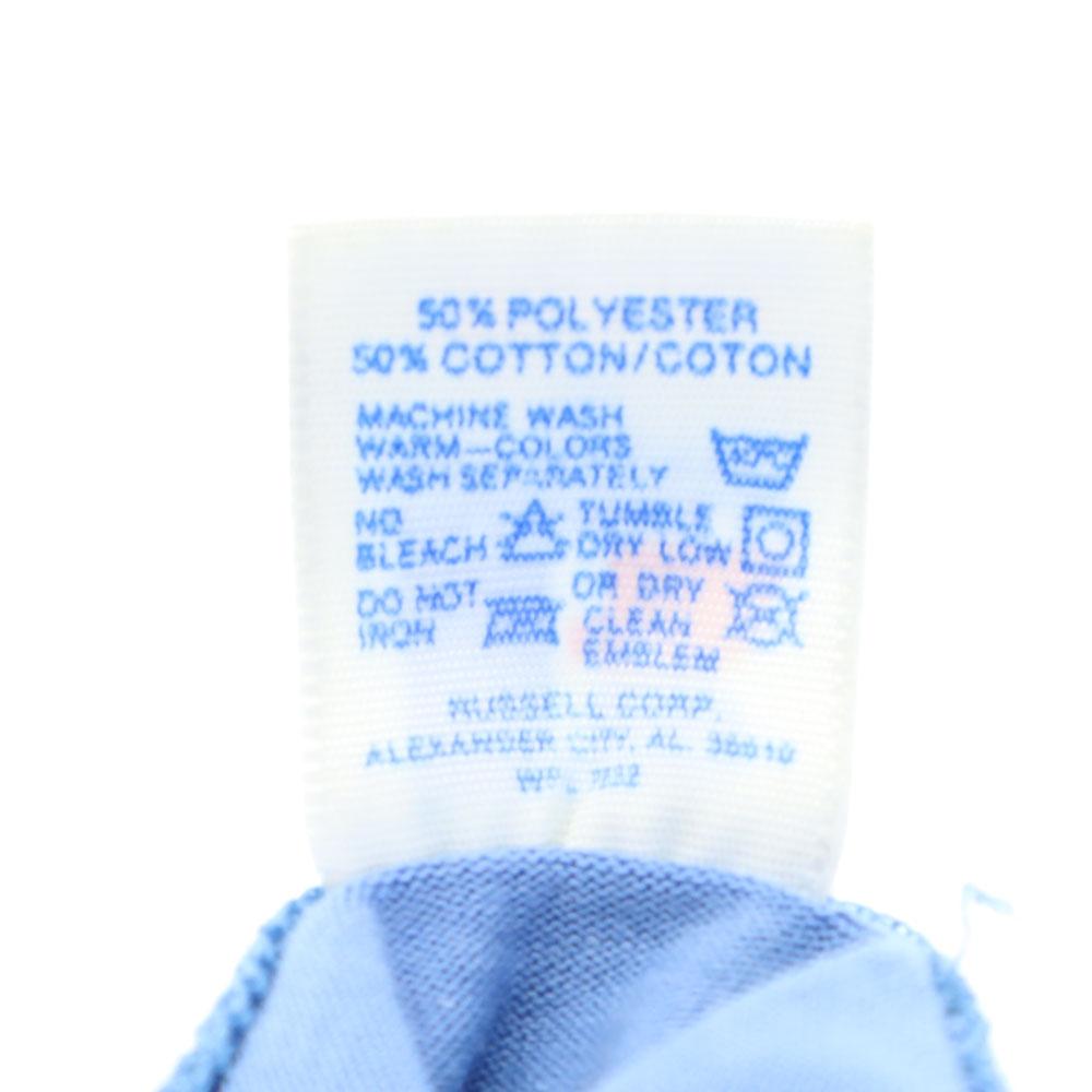 RUSSELL ATHLETIC 90s Made in USA Old Short sleeve V neck T-shirt S Blue Men's Used