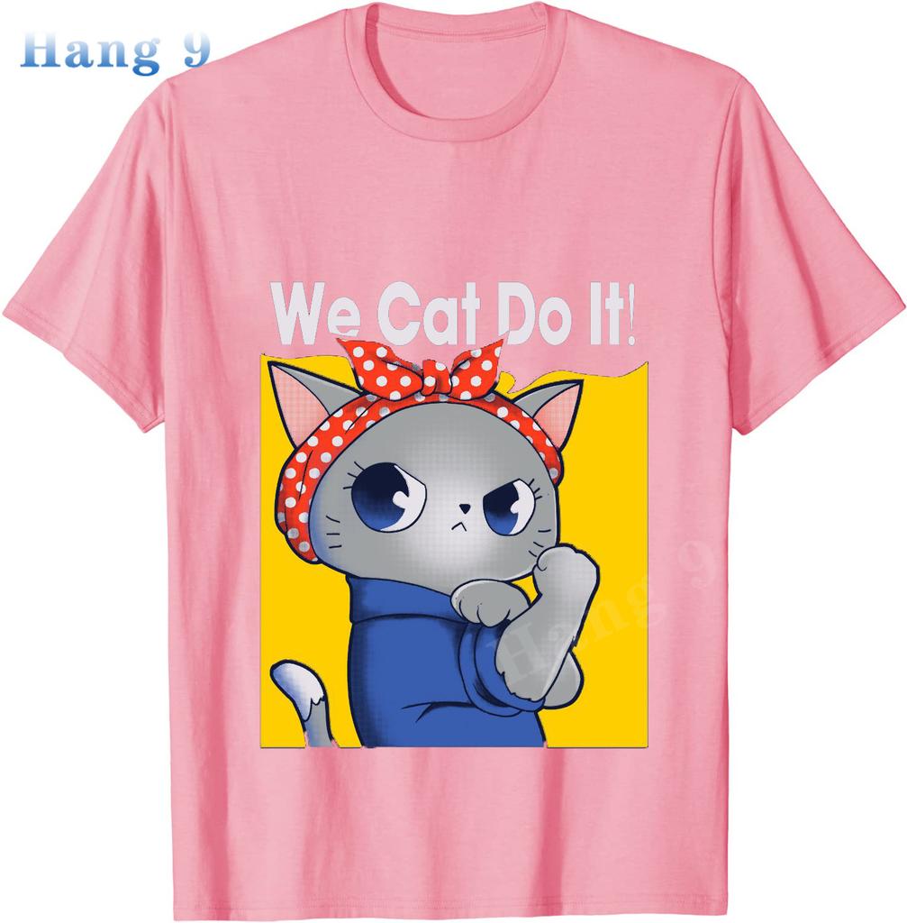 We Cat Do It Funny T Shirt 2022 Tshirt Womens Mens Cats Print Black Kawaii T Shirt Clothing Oversized Summer Top