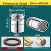 Universal Faucet Aerator with Swivel Nozzle
