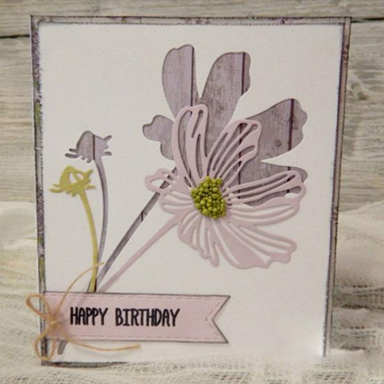 Květinové kovové vyřezávací raznice DIY Scrapbook Papírové karty Šablona na výrobu alb