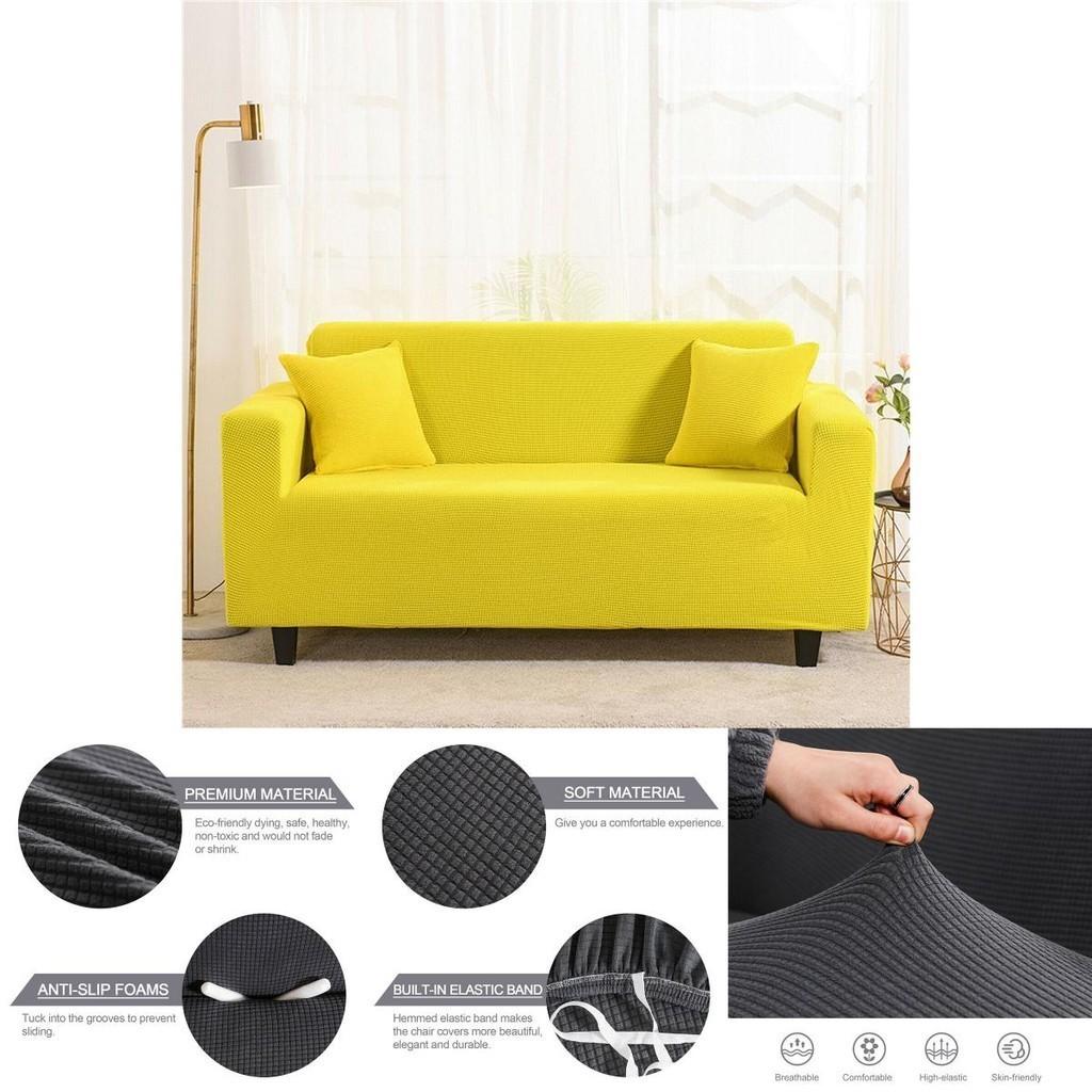 Soft And Cozy Elastic Jacquard Stretch Sofa Cover For Stylish Home Decor And Comfort