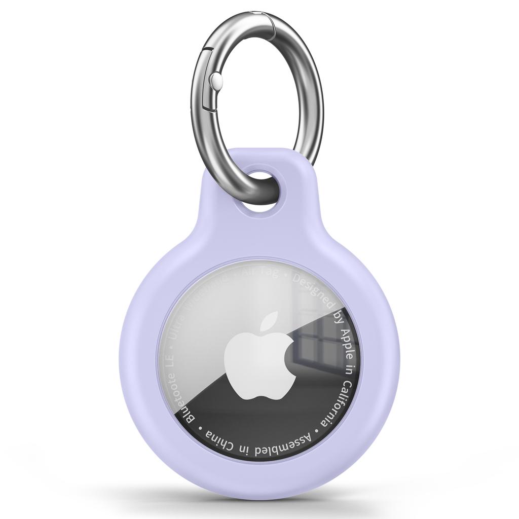 TPU Cover for Air tag Holder with Keychain Protective Shell Tracker Accessories Anti-scratch Sleeve For Air tag Case