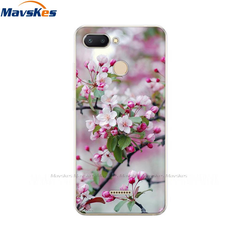Silicone Cover for Xiaomi Redmi 6 Case Full Protection Soft Tpu Back Cover Phone Case for Xiaomi Redmi 6 Redmi6 Bumper Coque Bag