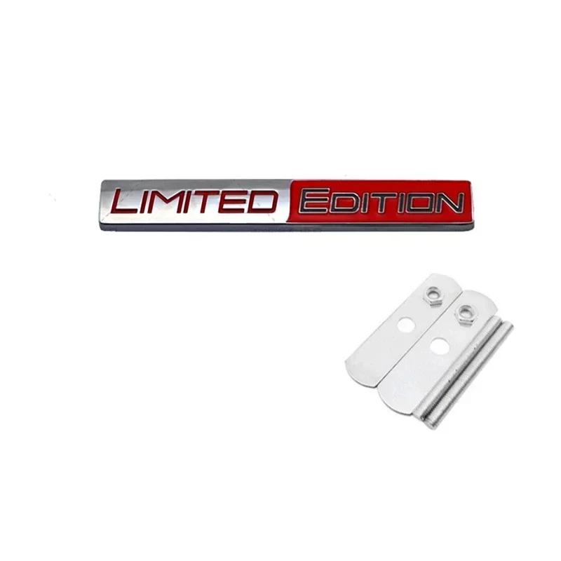 For Audi RS3 3D Raise Metal Limited Edition Logo Car Rear Trunk Front Grille Badge Fender Emblem Badge Sticker for Audi VW Honda Accessories