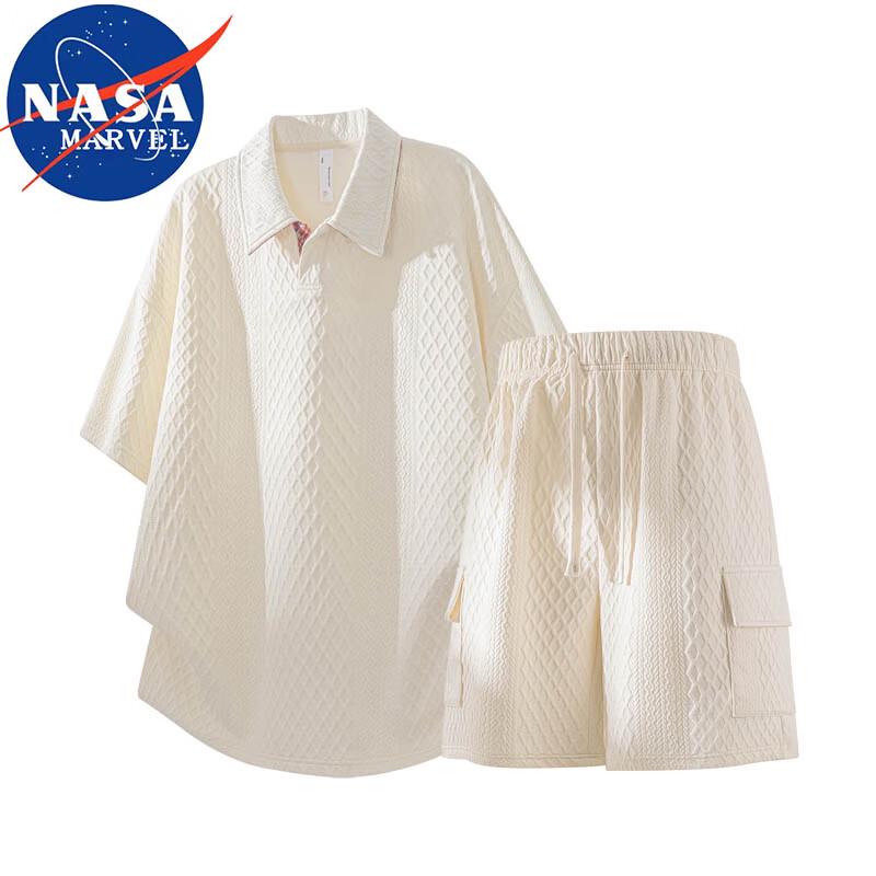 

NASA MARVEL Men s Summer Polo Shirt & Shorts Set 3XL