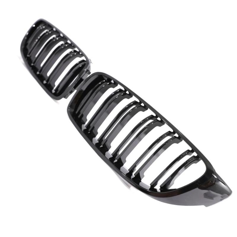 new Front Bumper Kidney Gloss Black Grill For BMW 4 Series Gran F32 F33 F36 F80 F82 2013-