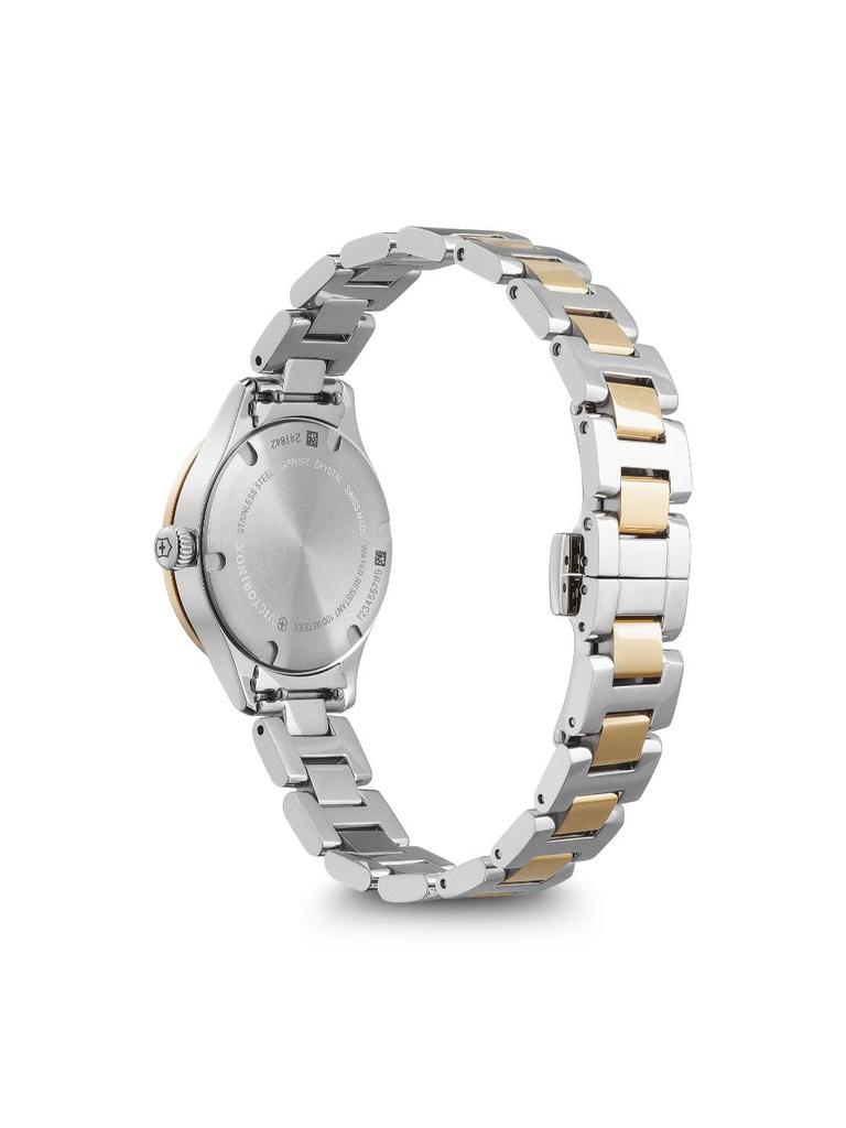 Victorinox Alliance XS Edelstahlgehäuse Silber Edelstahl Geschenkartikel 241842 Uhr, (316L), Zifferblatt, Zweifarbige Armband, Nr.