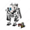 MOOXI Película Juego Robot Mecha Tanque Modelo Ladrillos MOC Creativo DIY Bloques de Construcción Ensamblados Compatibles Con Juguetes de Colección de Figuras